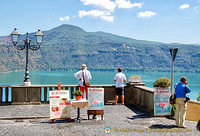 Magnificent view of Lake Albano