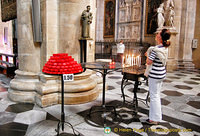 Making offerings - Como Duomo