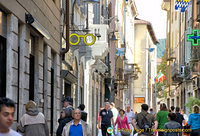 Shopping street of Como