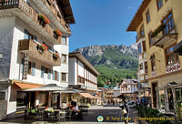 Cortina d'Ampezzo town centre