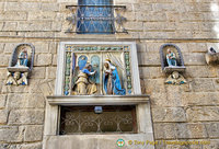 Terracotta figures on Marsili Tower