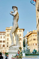 A copy of Michelangelo's David