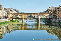 View of Ponte Vecchio from Ponte delle Grazie