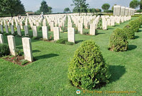 The Cassino War Cemetery is maintained by the Commonwealth War Graves Commission
