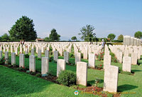 Most of the 4,266 Commonwealth servicemen buried here died in the four battles for Monte Cassino
