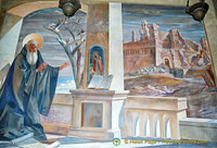 Paintings representing the live of St Benedict