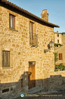 Houses at the western edge of Orvieto