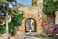 One of the gateways of Pienza