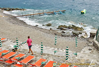 Preparing the beach for visitors