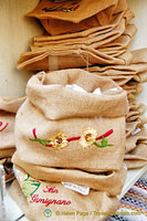 Little jute sacks you can use for bread and other storage