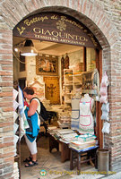 San Gimignano embroidery shop