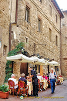 The Antica Macelleria Trattoria on Via Dei Marsili, a side street off Via San Matteo