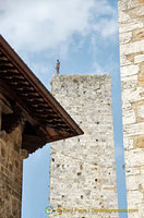 View of one of the Salvucci towers