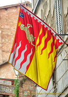 Contrada del Montone has the lamb on its emblem