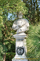 Bust of Verdi in the Giardini Pubblici