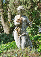 One of the beautiful statues in Giardini Pubblici