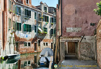 The lowest sotoportego in Venice