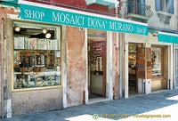 Murano mosaic shop