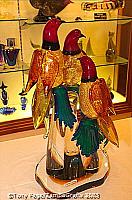 Murano glass birds