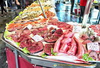 Range of seafood on sale