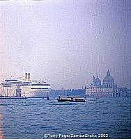 Vessels of all sizes ply the waterways of Venice[Venice - Italy]