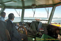 A view from the vaporetto captain's seat
