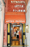 Ristorante Antico Pignolo - a restaurant with a large wine cellar