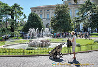 Park next to Piazza Bra
