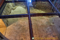 Mosaic flooring from Roman and Medieval times