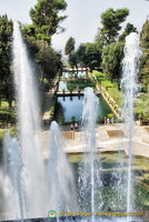 View of fish ponds from the top