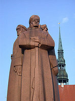 Heroic memorial in Strelniekulaukums, Riga