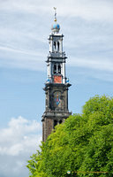 Westertoren, the famous church tower of Westerkerk