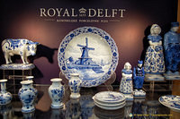 Examples of Royal Delft pottery