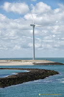 Wind turbine at Neeltje Jans Deltapark