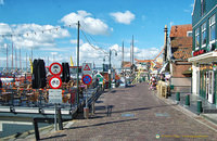 Volendam harbourfront