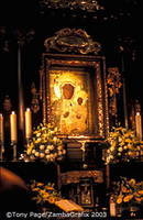 Pilgrims come to Jasna Góra mainly to see the icon of Our Lady of Czestochowa