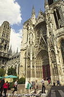 Cathedrale Notre Dame - Rouen This famous west facade was frequently painted by Monet