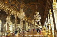 Hall of Great Mirrors where large receptions, royal weddings and ambassadorial presentations were held.