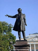 Alexander Pushkin was born in Moscow, but spent many years in St Petersburg