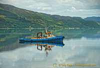 Fishing trawler in the Kyle of Lochalsh