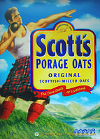 Scott's porridge makes you strong!