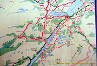 Map of Loch Ness
