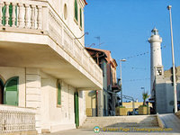 Montalbano's beachfront house & lighthouse