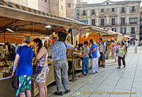 Barcelona street market