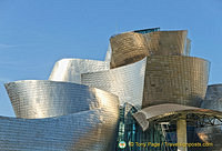 Guggenheim Bilbao: Every section of the building looks like a piece of artwork on its own