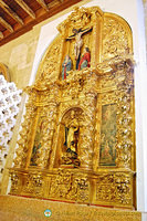 Gold gilded altar