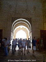 The Alhambra: The ceiling of the throne room