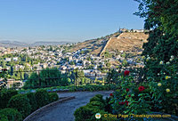 Generalife Palace: View towards Albaycin