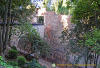 Generalife wall and gateway