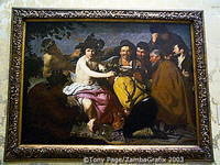The Triumph of Bacchus (1628) - Velazquez's portrayal of the god of wine with a group of drunkards - The Prado